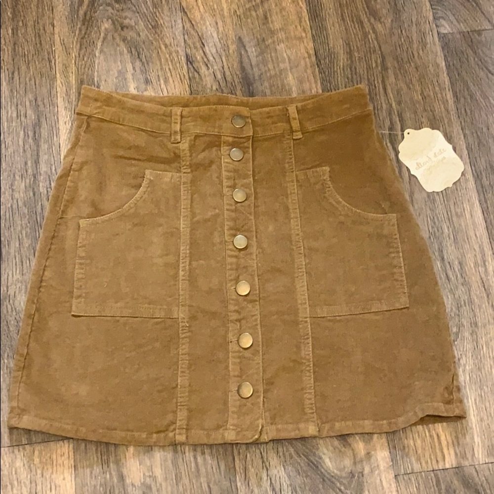 Corduroy skirt